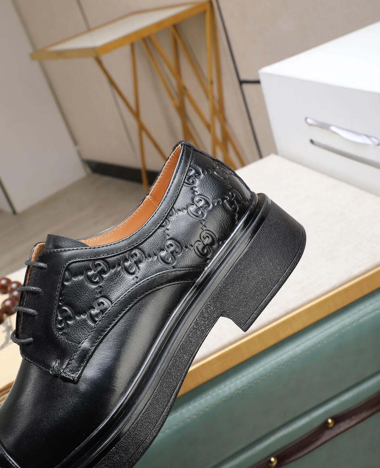 Men's shoes 💰520 📛📛Original (water-dyed cow lining) GUCCI official website formal shoes🌀 Italian 🇮🇹Imported cowhide➕Top imported water-dyed cowhide lining💋Finely handmade Original bottom, the real thing looks better when photographed in person Standard size 38-44